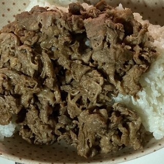 牛丼　(プルコギのタレ)
